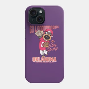 Cute Doxie Dog for go long oklahoma Dachshund Football Phone Case