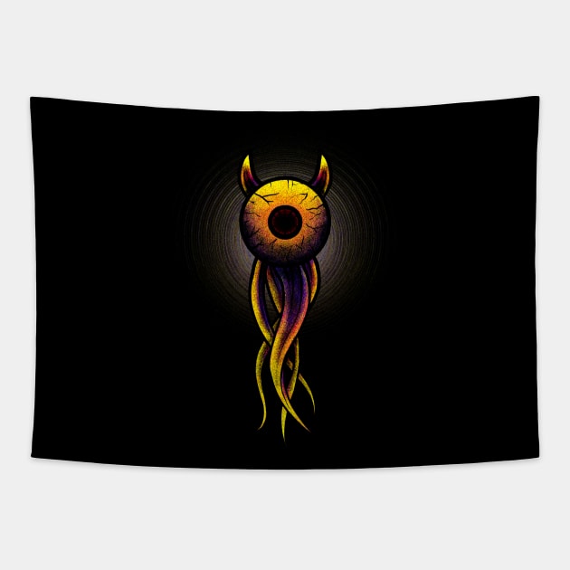 Eyeball evil Tapestry by Tuye Project