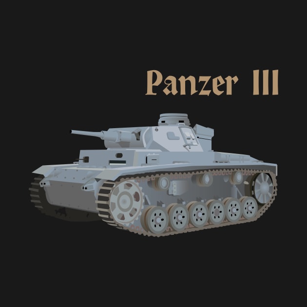 Panzer III German WW2 Battle Tank by NorseTech