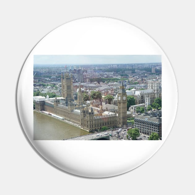 Palace of Westminster London Eye view Pin by fantastic-designs