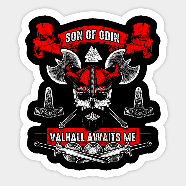 Download Son Of Viking God Odin Son Odin Sticker Teepublic