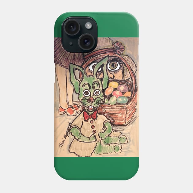 Easter Egg Hunting Phone Case by TheArtQueenOfMichigan 