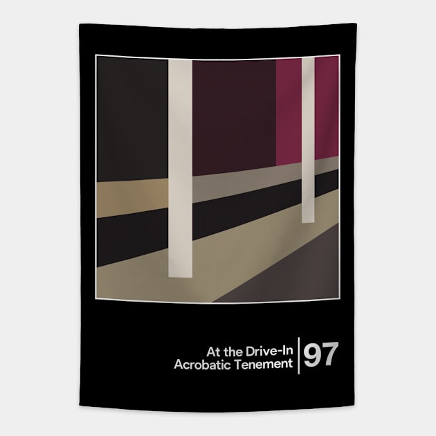 At The Drive-In - Acrobatic Tenement / Minimal Style Graphic Artwork Tapestry by saudade