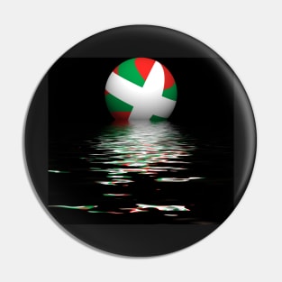 Basque flag setting / rising Pin