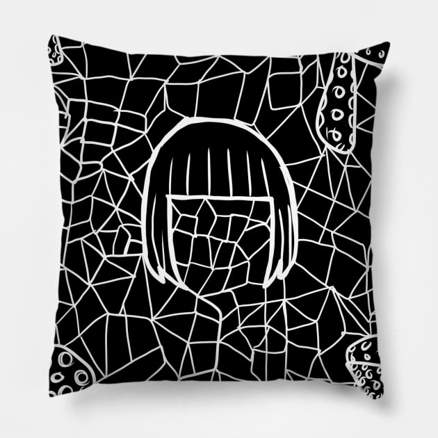 Yayoi_Kusamashrooms_2 Pillow by MagnumOpus