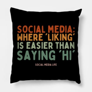 Sarcasm on Social Media - Truth with a Twist Pillow