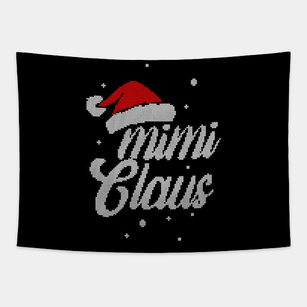 Christmas Santa Hat - Women Mimi Claus Gift For Mimi Tapestry by clickbong12