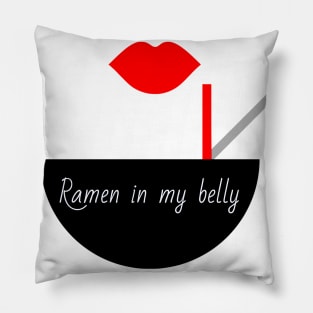 Ramen Hot Lips Pillow