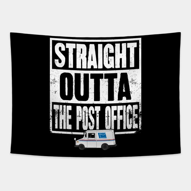 Straight outta the post office Tapestry by captainmood