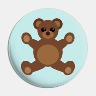 Free Hug Bear - Happy Pin