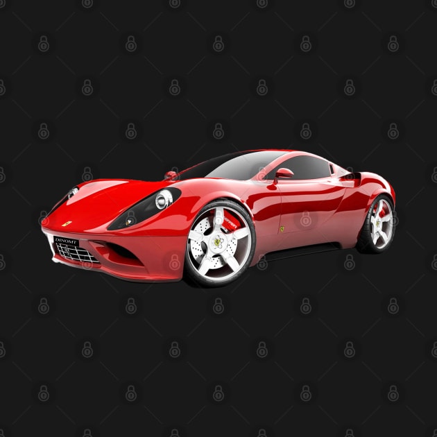 Ferrari Dino by Muscle Car Tees