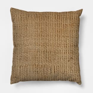 Ancient Egyptian Linen Pattern Pillow