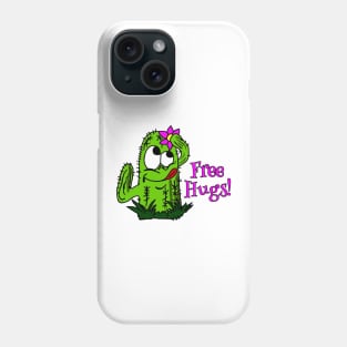 Free Hugs Cactus Phone Case