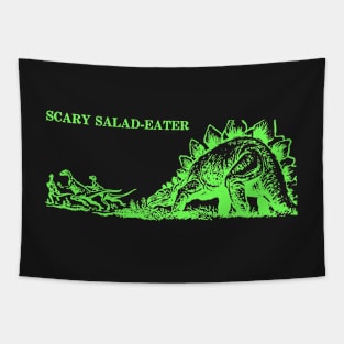 Scary Salad Eater Stegosaurus Tapestry