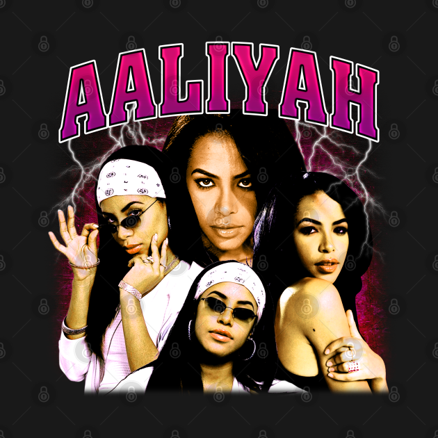 Discover Aaliyah Bootleg Tee Vintage - Aaliyah - T-Shirt