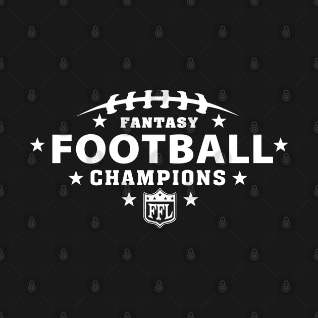 Fantasy Football Champions FFL 2022 Official Fantasy League Winner Shirt by TeeCreations