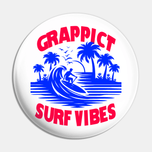 Surf vibes two tone Pin