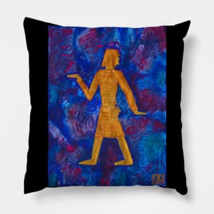 Egyptian inpired artwork Pillow