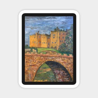 Alnwick Castle Original Oil Painting Magnet