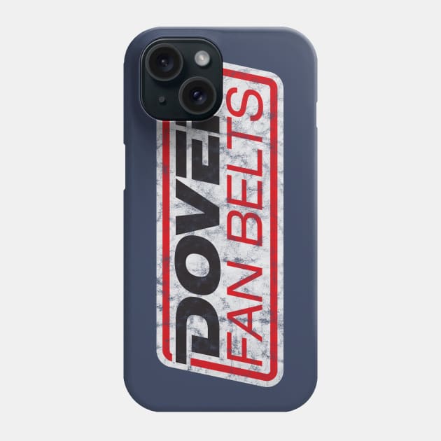 Dover Fan Belts (New Design - Dark Navy - Worn) Phone Case by jepegdesign