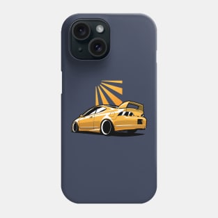 Yellow Integra DC5 Type R Phone Case