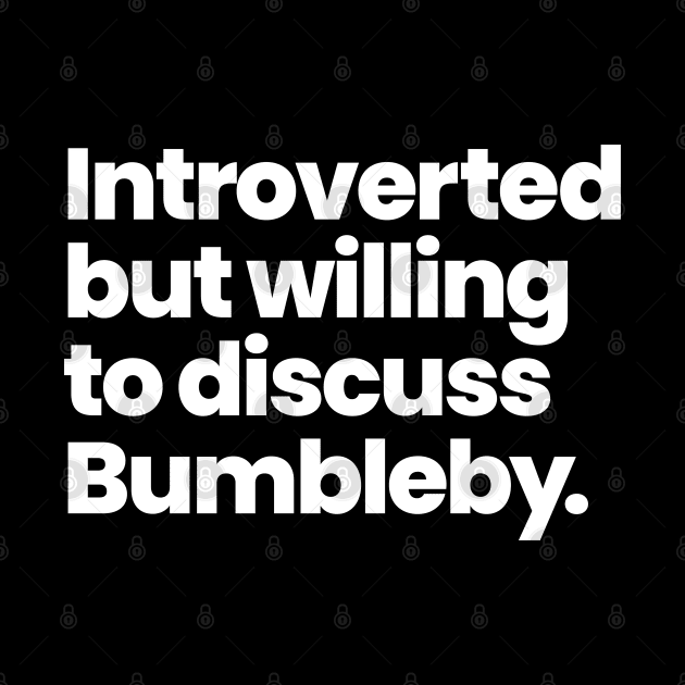 Introverted but willing to discuss Bumbleby - RWBY by viking_elf