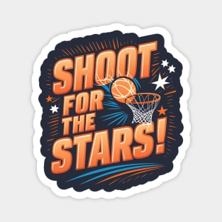 Shoot for the Stars! Sports-Themed Magnet