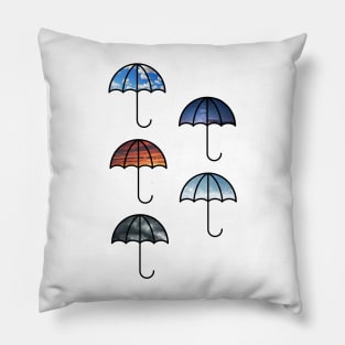 Umbrella sky Pillow