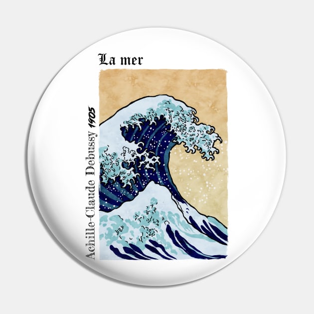 La Mer - White Pin by Thor Reyes