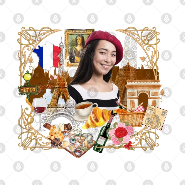 France Collage Concept by Mako Design 