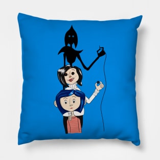 Twitchy Witchy Girl Pillow