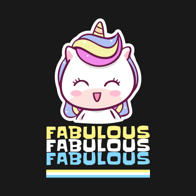 Disover Fabulous Shirt Design - Unicorn - T-Shirt