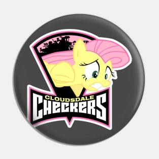 Fluttershy (Checkers) Pin