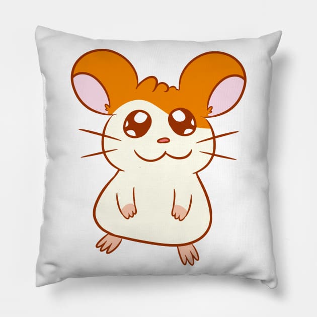 Hamtaro Pillow by BirdPresident