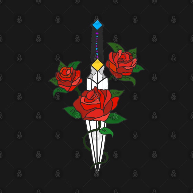 Roses Sword by alexwestshop