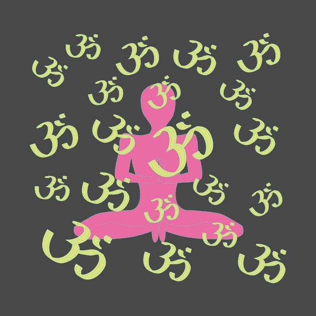 Om! Yoga pose by DannysRemakeRemodel