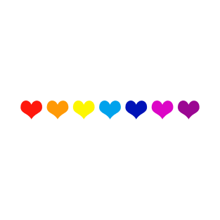 Gay Pride Rainbow Heart Shirt T-Shirt