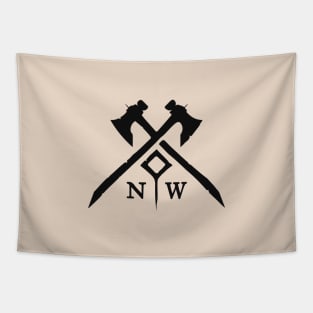 New World logo Tapestry