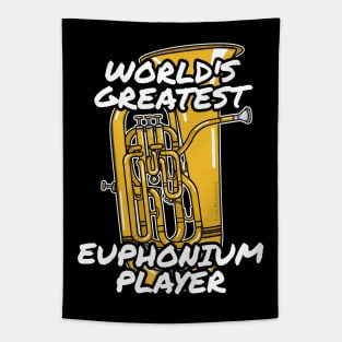 World's Greatest Euphonium Player Euphoniumist Brass Musician Tapestry