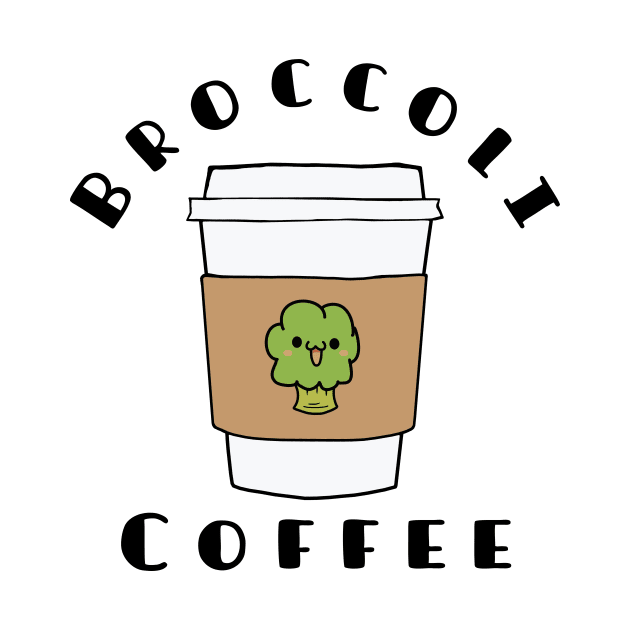 broccoli coffee Funny shirt by TATOH