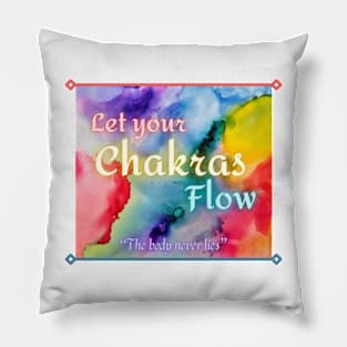 Let your Chakras Flow Pillow