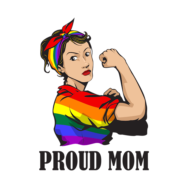 Pround Mom lgbt gay pride by Dianeursusla Clothes