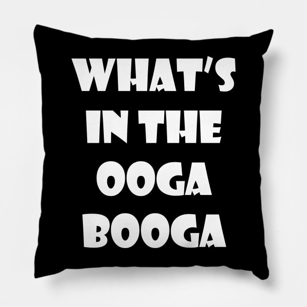 what's in the ooga booga Pillow by Phantom Troupe