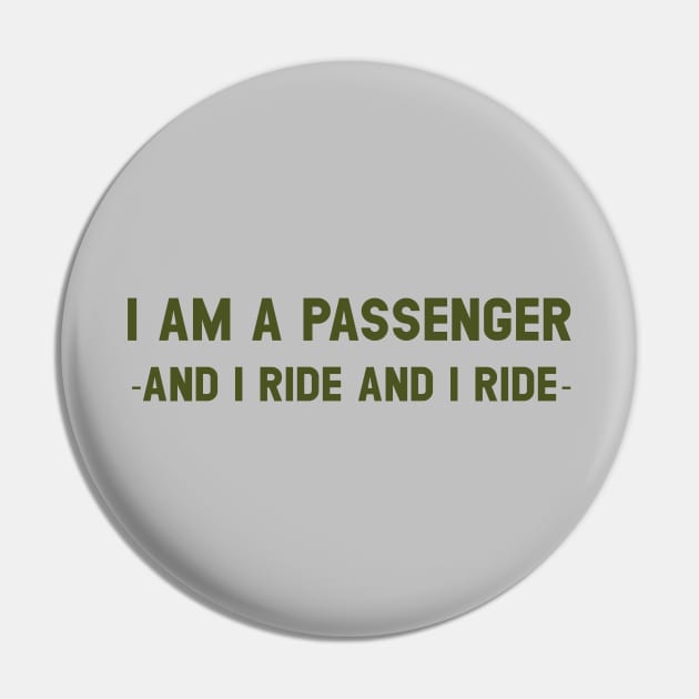 The Passenger, green Pin by Perezzzoso