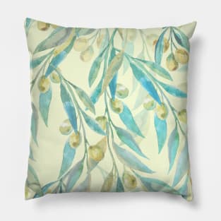 Olives pattern texture Pillow