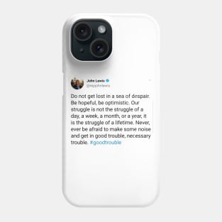 good trouble timeline - john lewis Phone Case