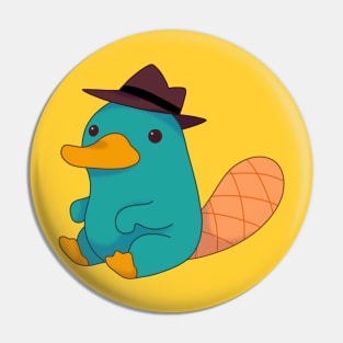 Chubby Lil Agent Platypus Pin