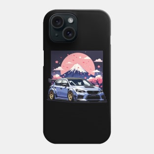 Subaru Impreza WRX STI Car - Widebody Modified JDM Car Phone Case