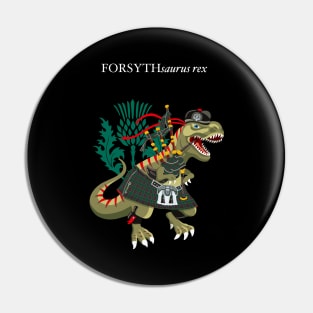 Clanosaurus Rex FORSYTHsaurus rex Plaid Forsyth Scotland Ireland Family Tartan Pin