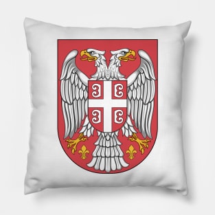 Serbian coat of arms Pillow